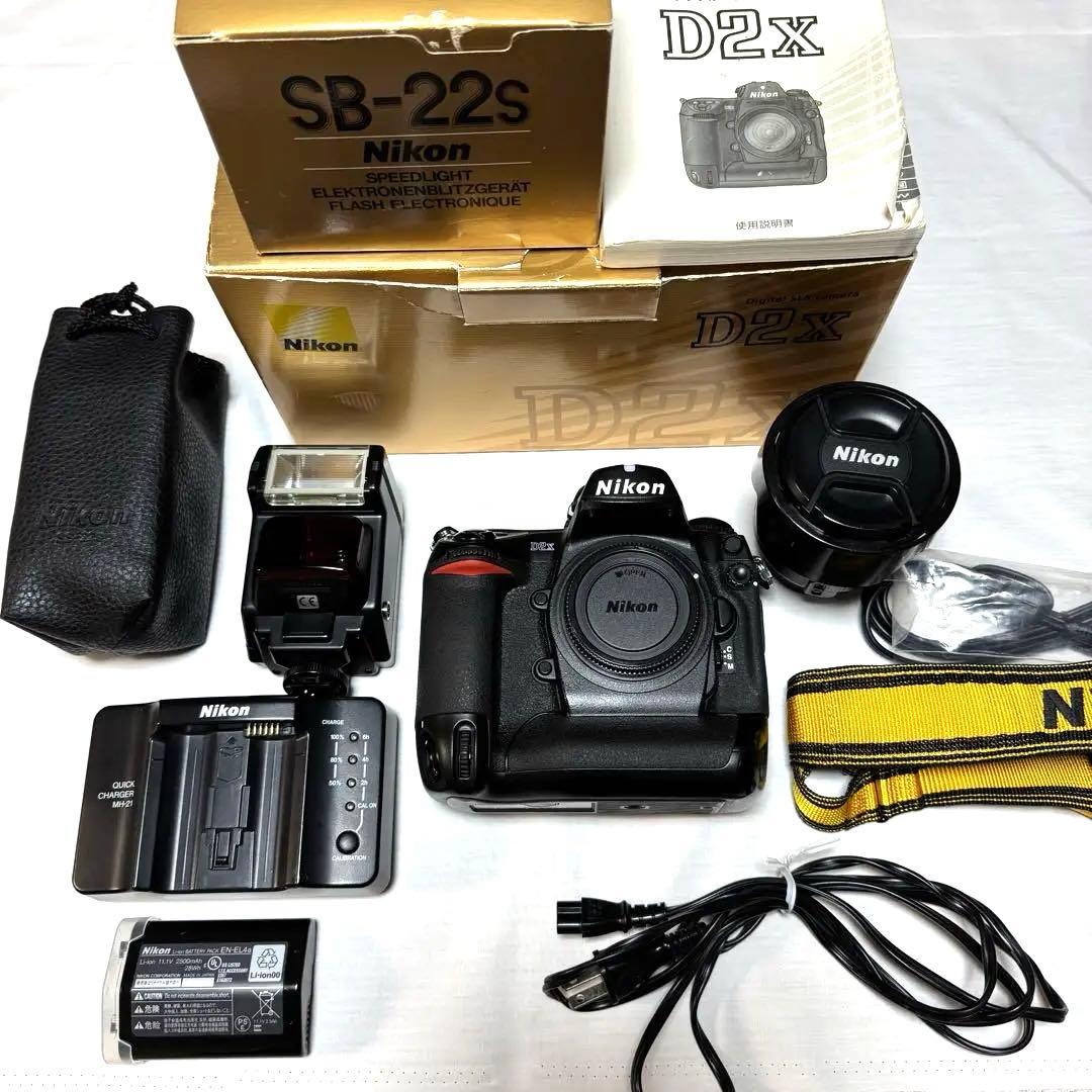 【美品】Nikon D2X＋レンズ フラッシュセット