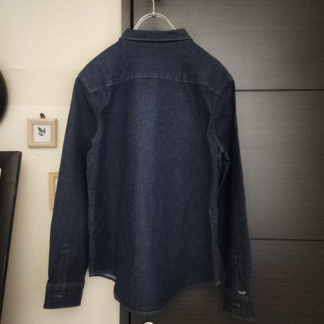 す*ん様 b12 良品 マドモアゼルノンノン デニム 長袖シャツ 40/Ｌ