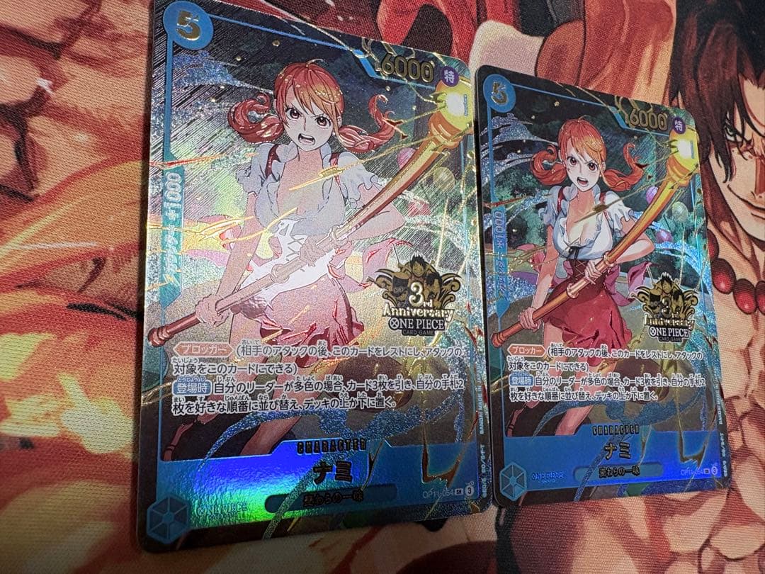 ワンピース カードゲーム ナミ　3周年　2枚　セット　新品　[即発送]