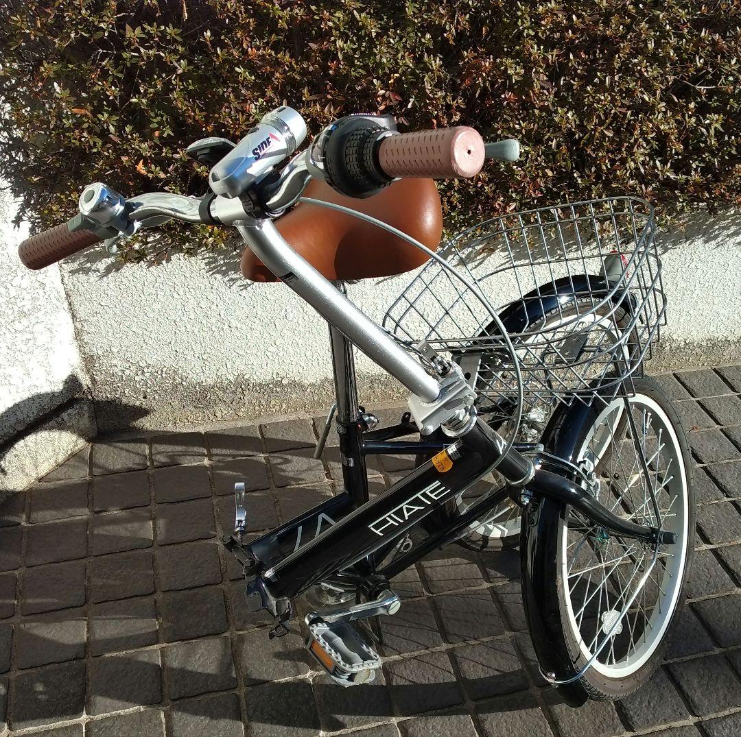 HIATE折りたたみ自転車 黒
