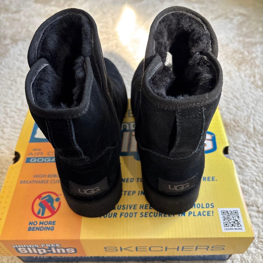 UGG ブラック ムートンブーツ　レディース