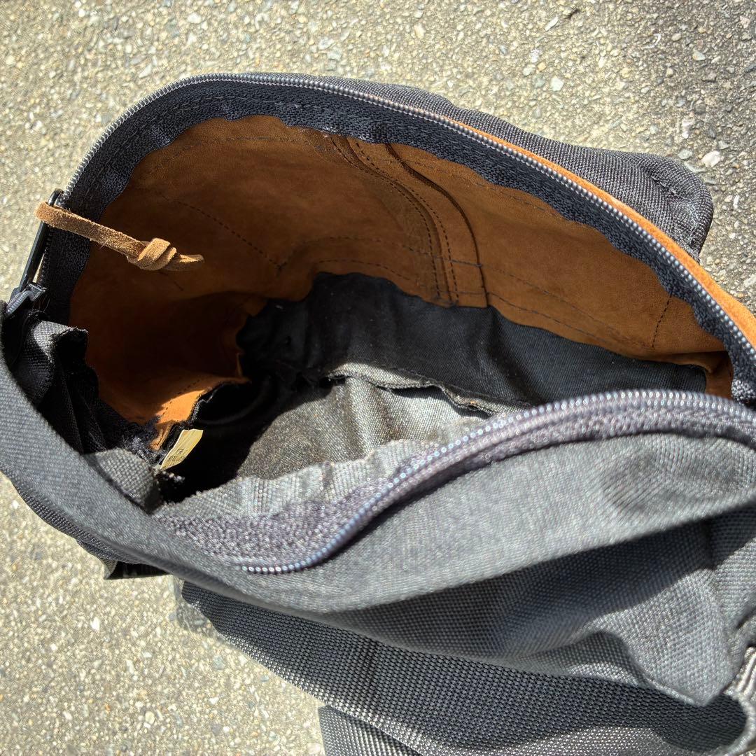【USA製】90s EASTPAK イーストパック　ウエストポーチ　レザー