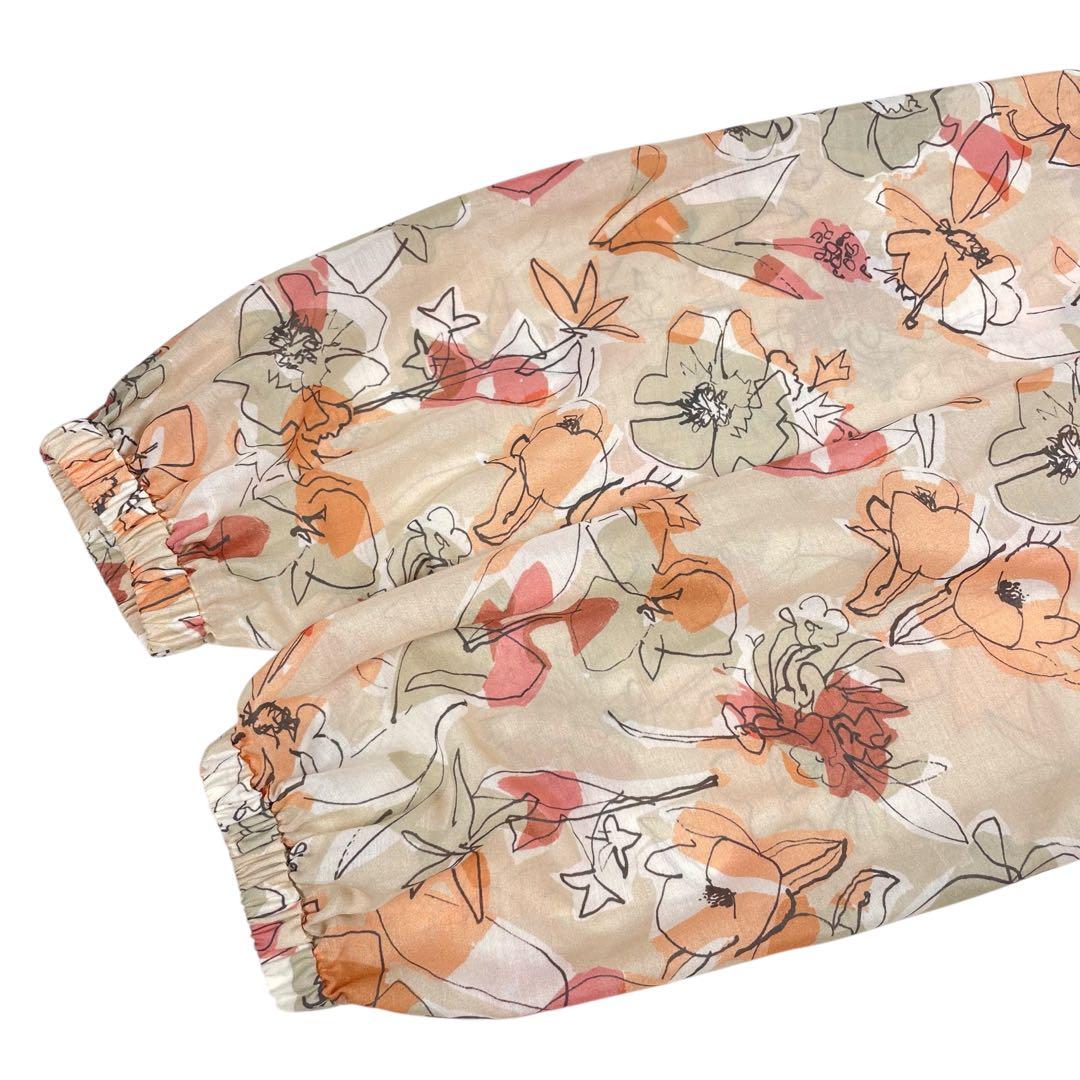 美品 トゥモローランド 24SS 近年 ピオニープリントブラウス 定価2.3万