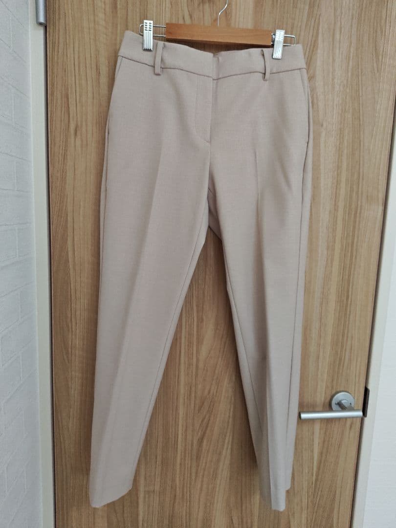 PLST　ブラッシュドバック　セットアップ　スーツ上下 ベージュ S