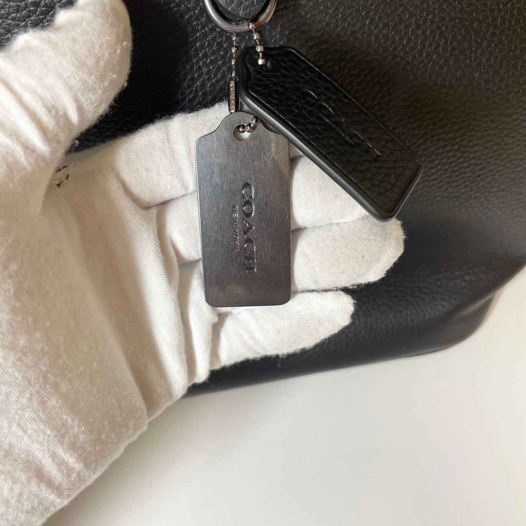 未使用級✨コーチ トートバッグ サリバン A4 PC 大容量 レザー 黒