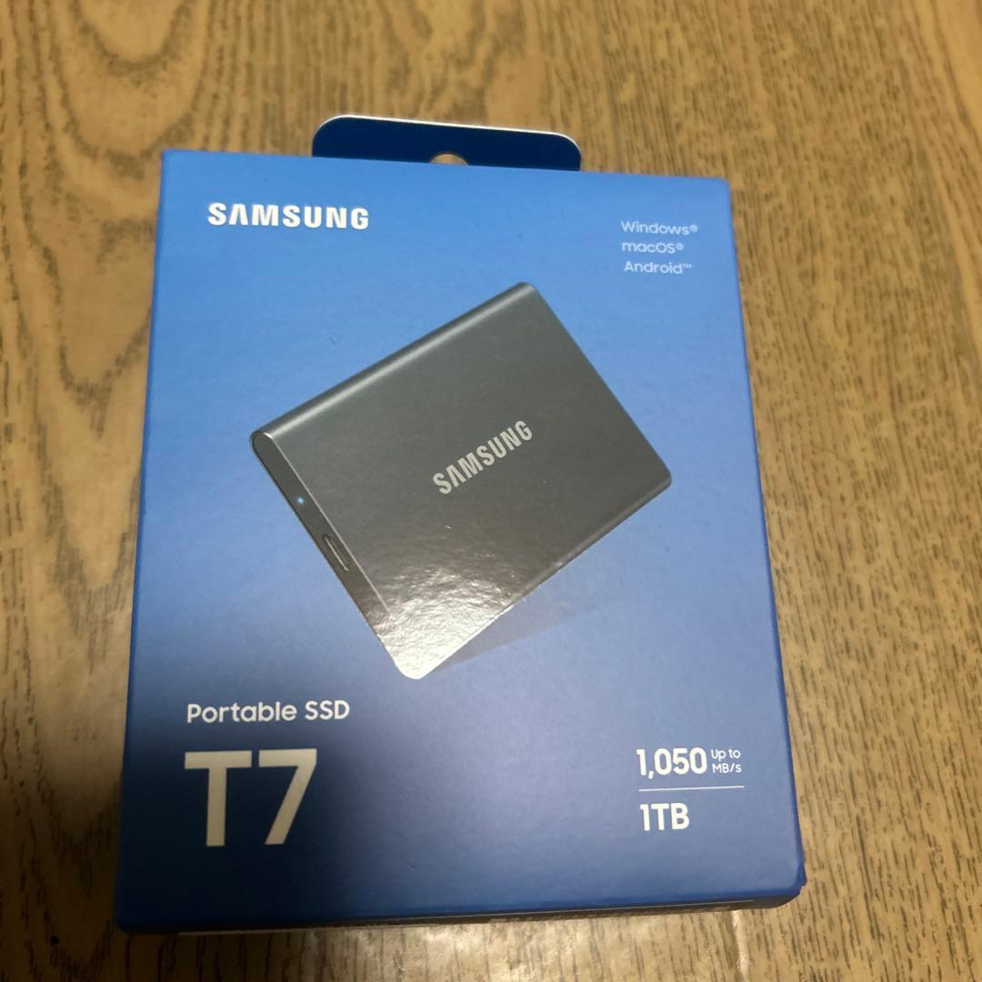 外付けハードディスク・ドライブ Samsung portable SSD T7 1TB