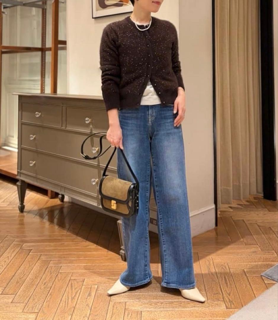 今期25冬新作デプレDESPRESフォックスカシミヤショートカーディガン