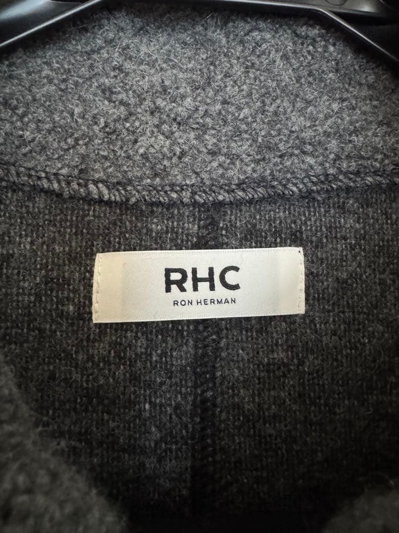 RHC ボア　ハーフジップ　プルオーバー　グレー　XSサイズ