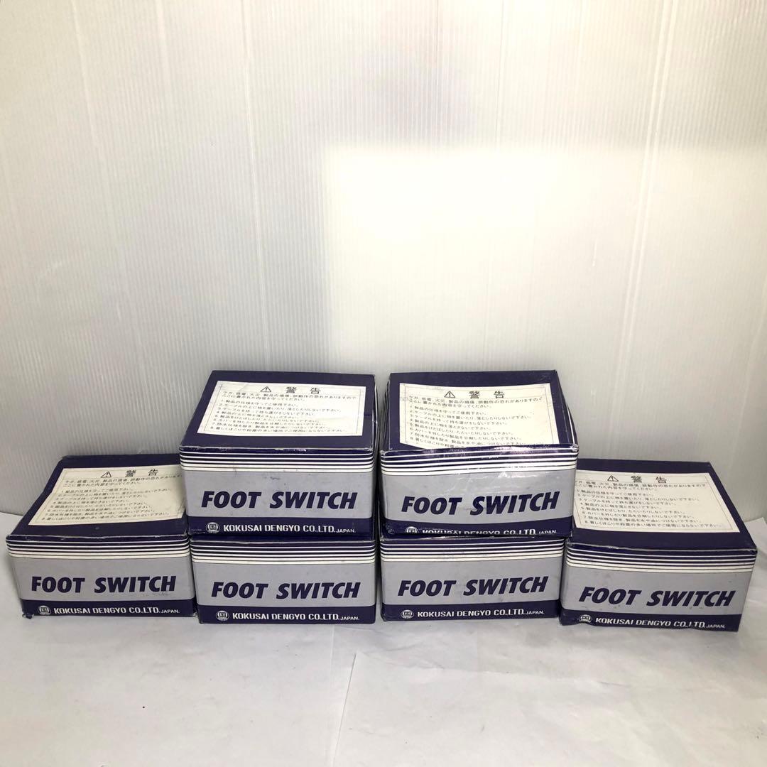 FOOT SWITCH TYPE SFK-1 6個セット 国際電業株式会社