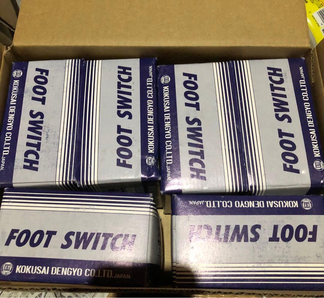FOOT SWITCH TYPE SFK-1 6個セット 国際電業株式会社