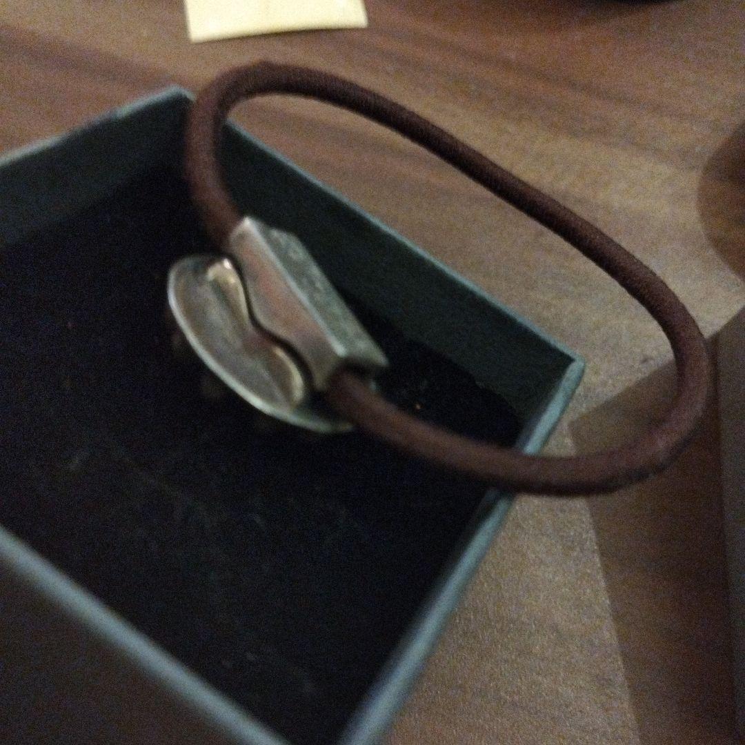 シルバー925素材 純銀 クロム クロスゴム キーパーリング ペーパーチェーン