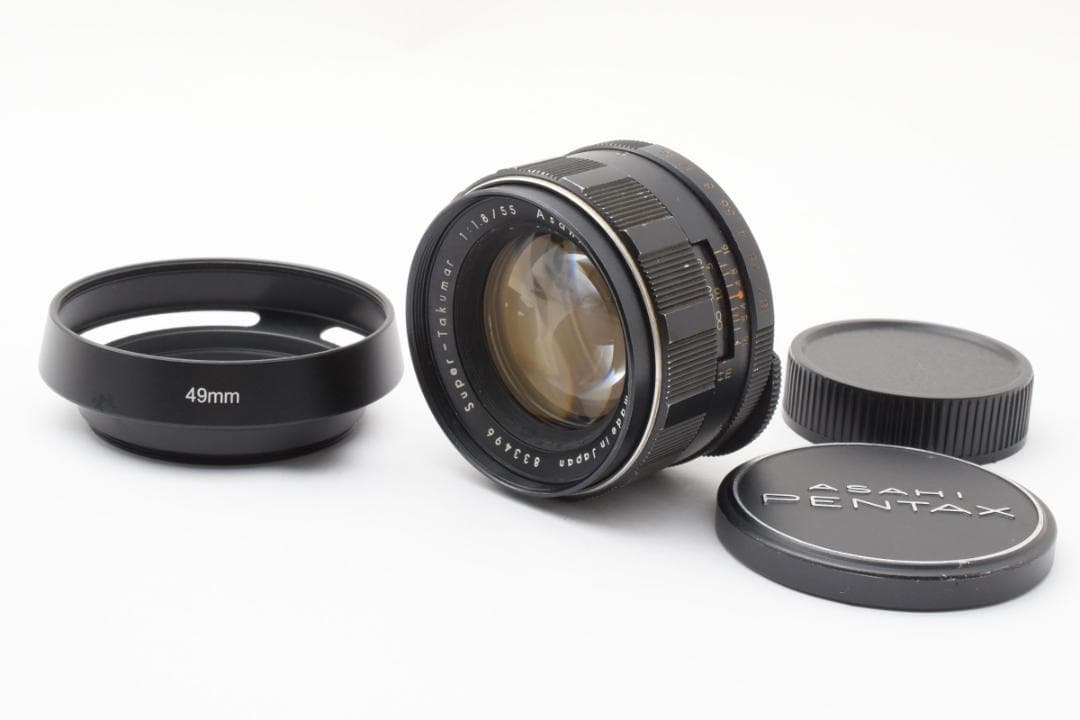 ◎初期型◎ Super Takumar 55mm F1.8 フード付 Y012