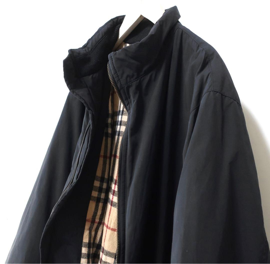 さだめBURBERRY LODON コクーンコートノバチェック ブラック