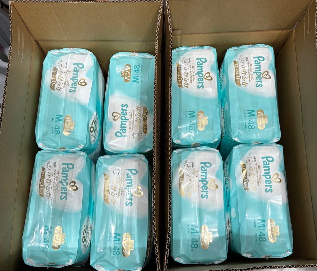 Pampers 肌へのいちばん パンツ Mサイズ 48枚入り8個