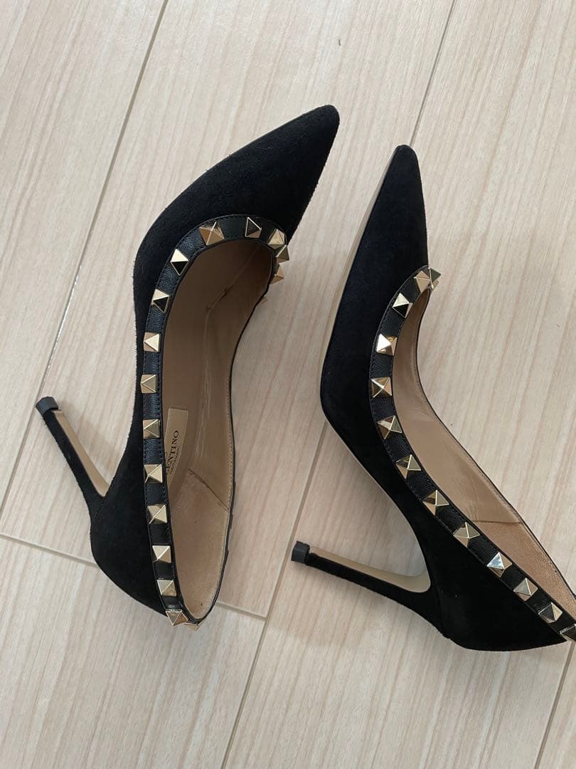 ヴァレンティノ　スタッズ ハイヒール34