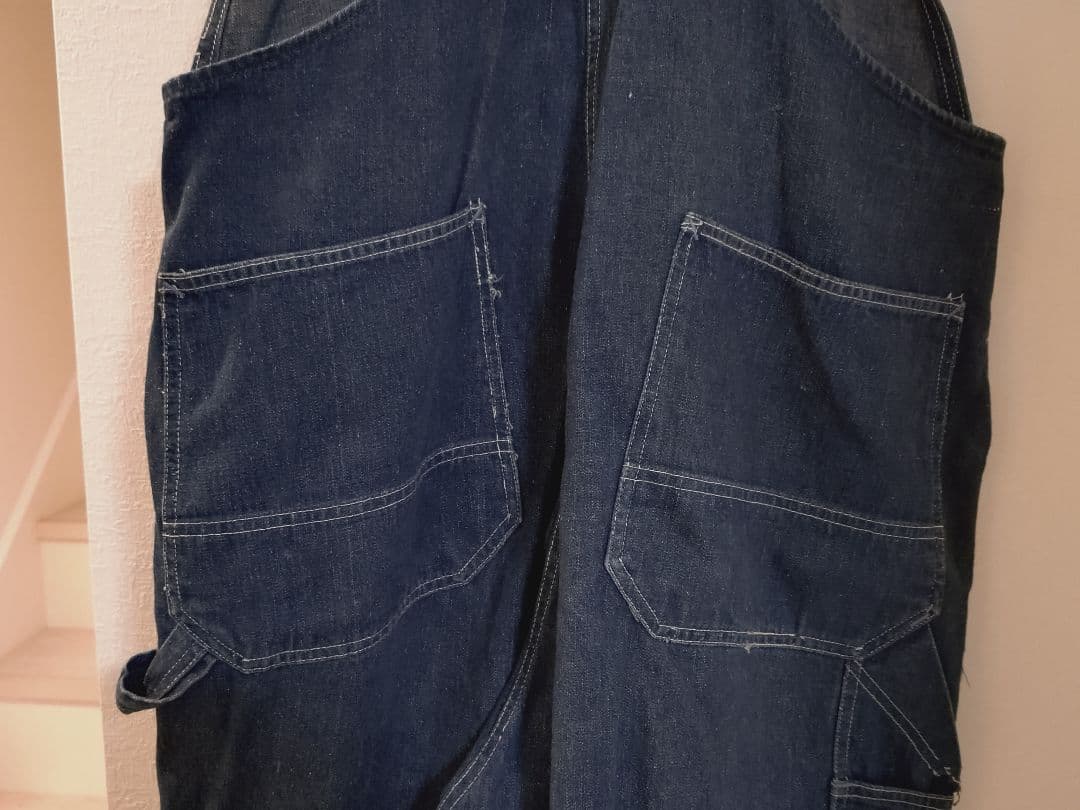50S ヘラクレス オーバーオール グッドサイズ オリジナルレングス まっ紺