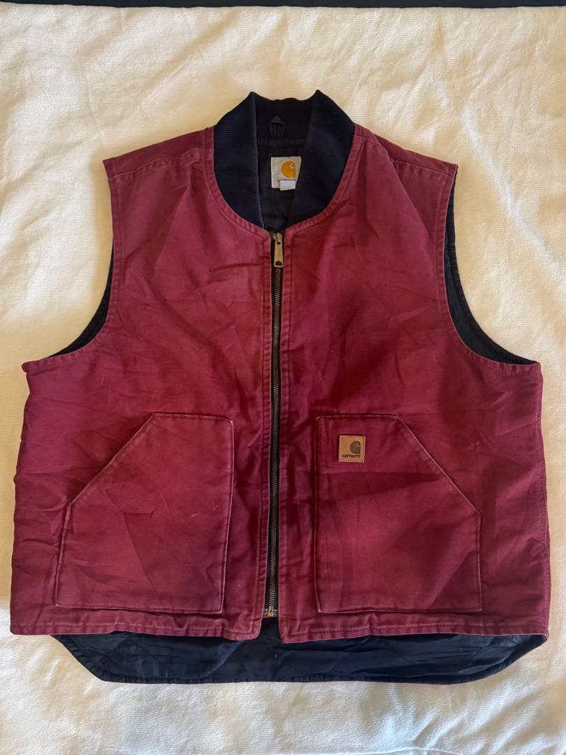 Carhartt 中綿 キルティング ワークベストXL