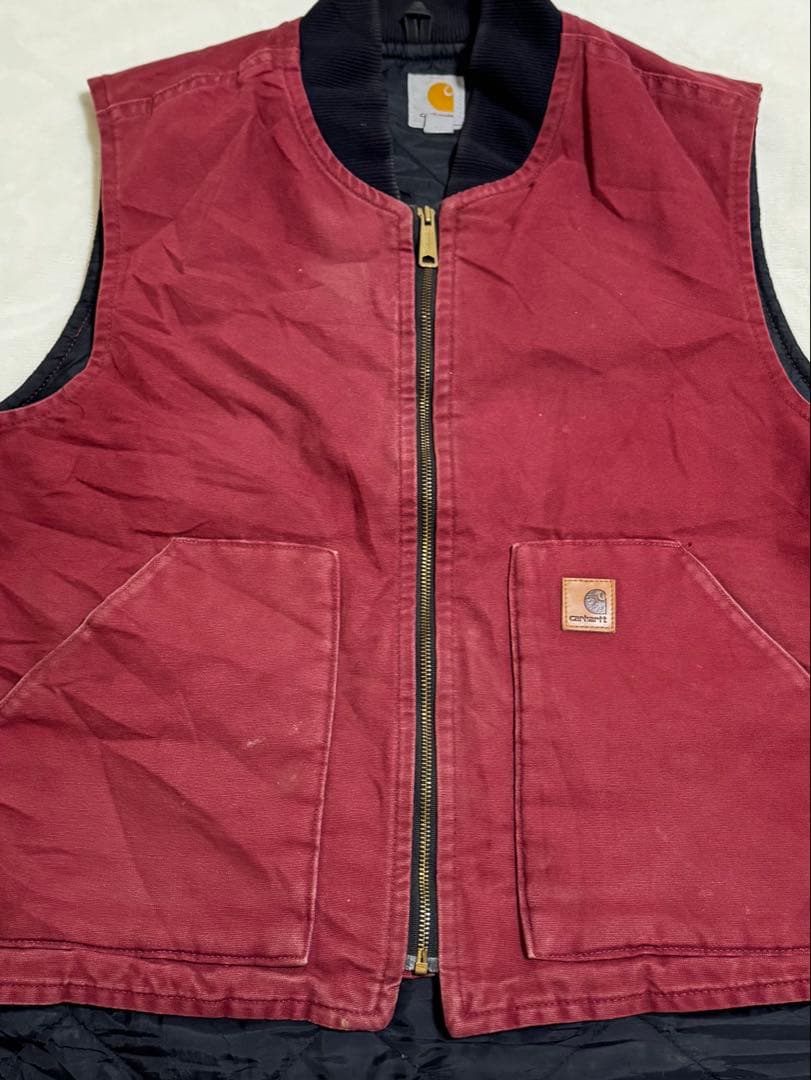 Carhartt 中綿 キルティング ワークベストXL