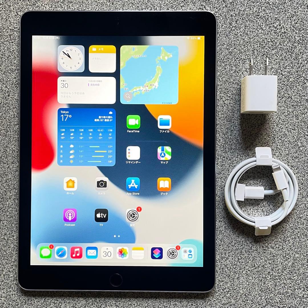 送無料F12 iPad Air 第2世代 スペースグレイ 128GB Wi-Fi