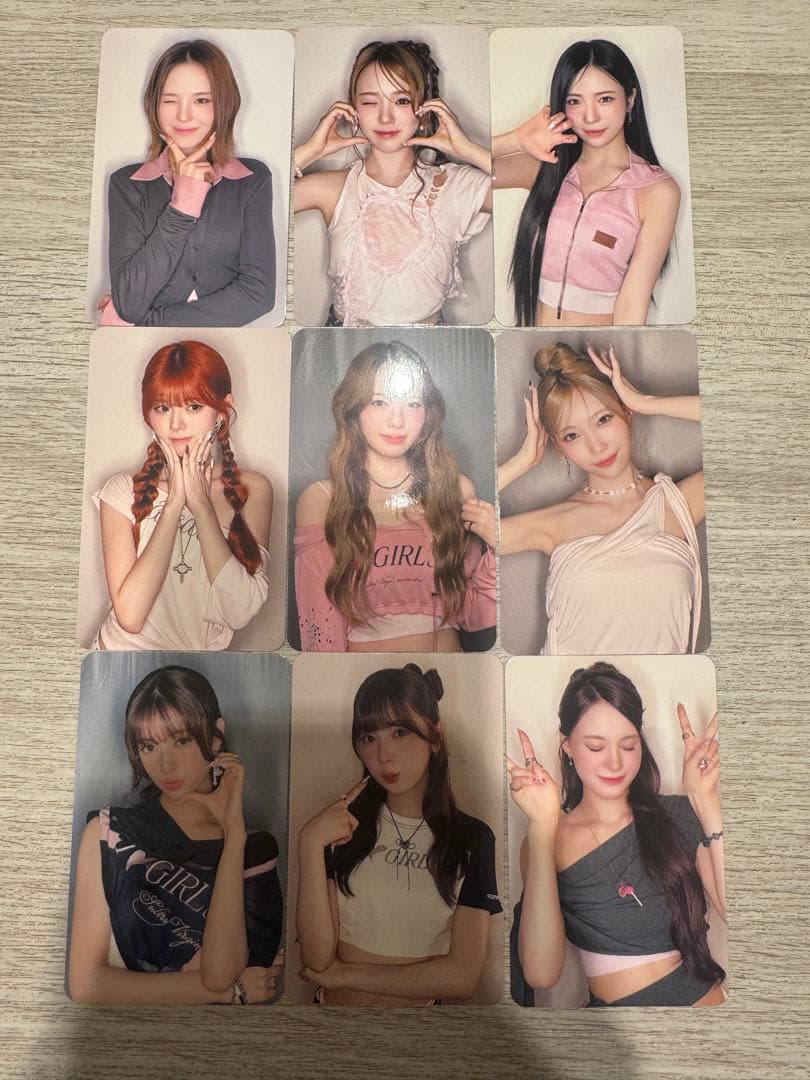 NiziU NEW EMOTION ラキドロ トレカ　9枚コンプ