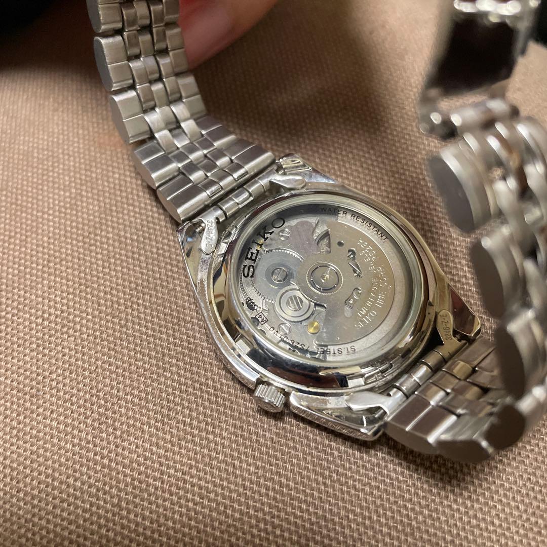 SEIKO 5 自動巻き 7S26-01V0 ブラック文字盤