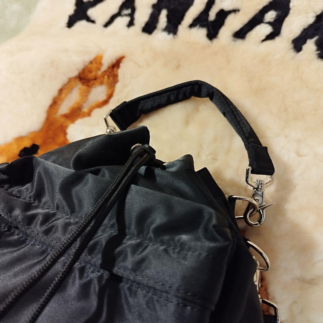 PORTER ブラック バルーンサック　S ショルダーバッグ ハンドバッグ　巾着