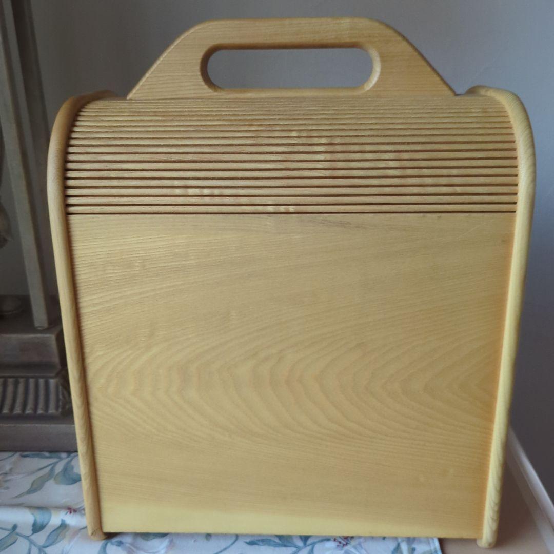 木製蛇腹コスメボックス　木箱収納　メイクボックス　化粧箱　小物入れナチュラル