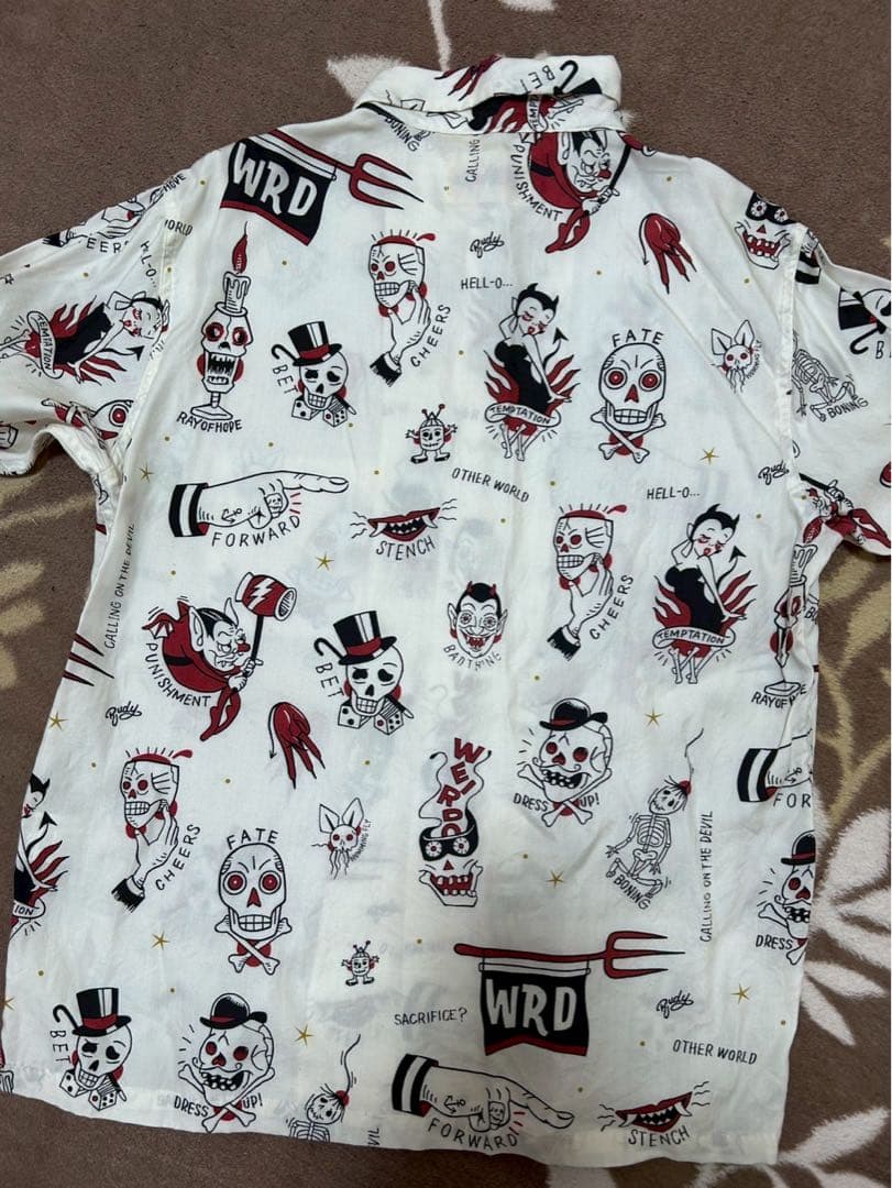 【超希少 初期名作】Weirdo Skull Tattoo Shirtsアメトラ
