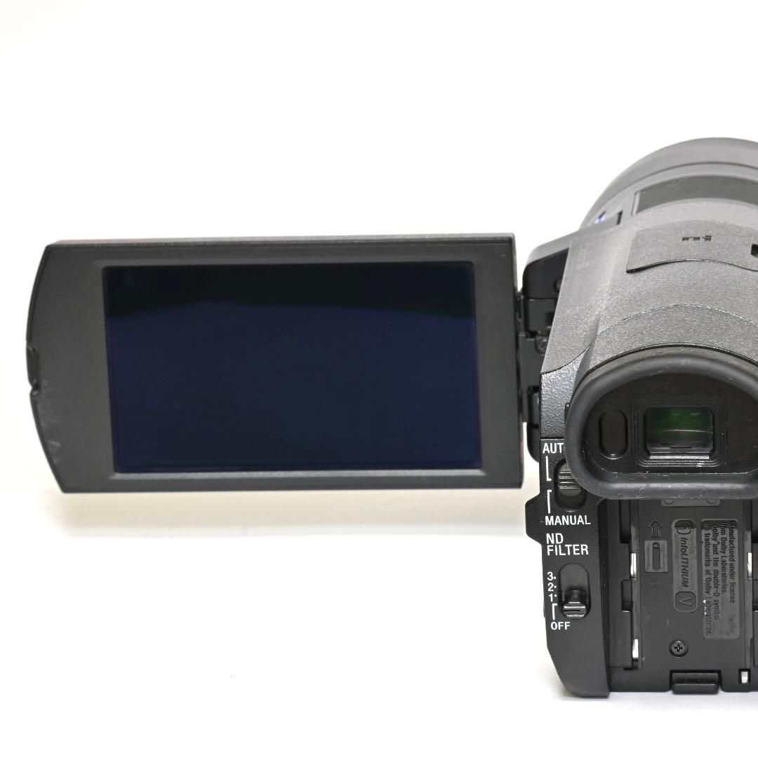 【SONY】FDR-AX100 4K ビデオカメラ ブラック