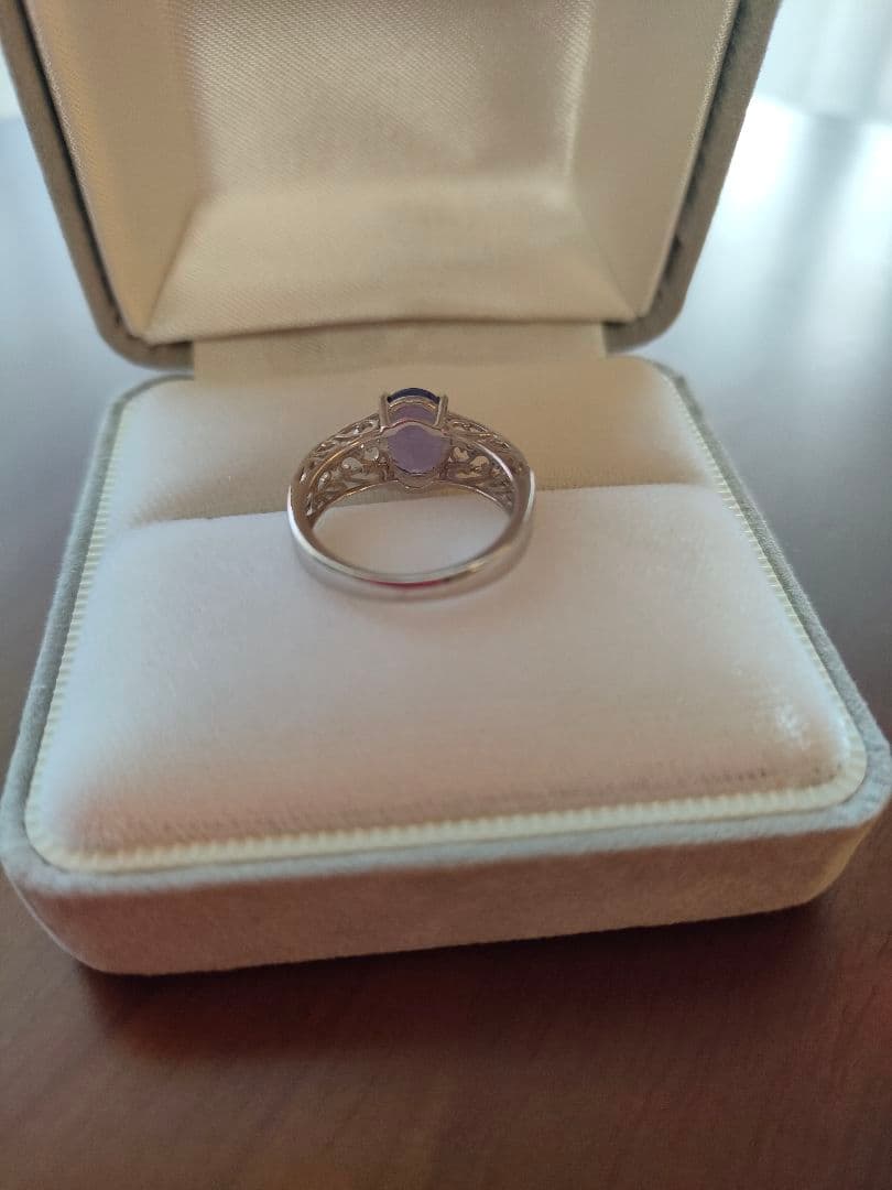 プラチナ900 タンザナイトリング 9.5号