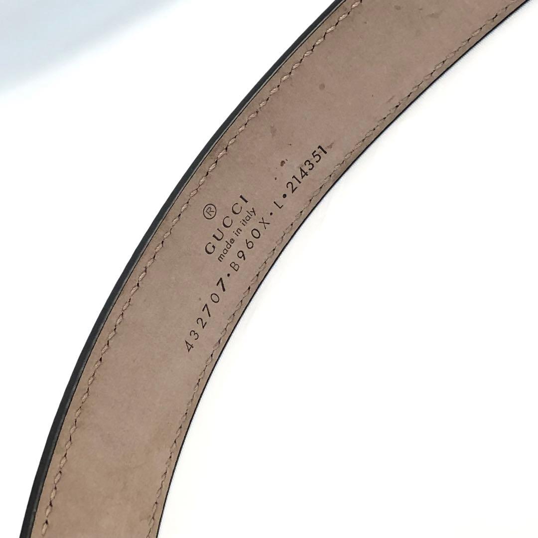 【現行✨保存袋付き】　GUCCI　ベルト　チルドレンズ　レディース　　ダブルG