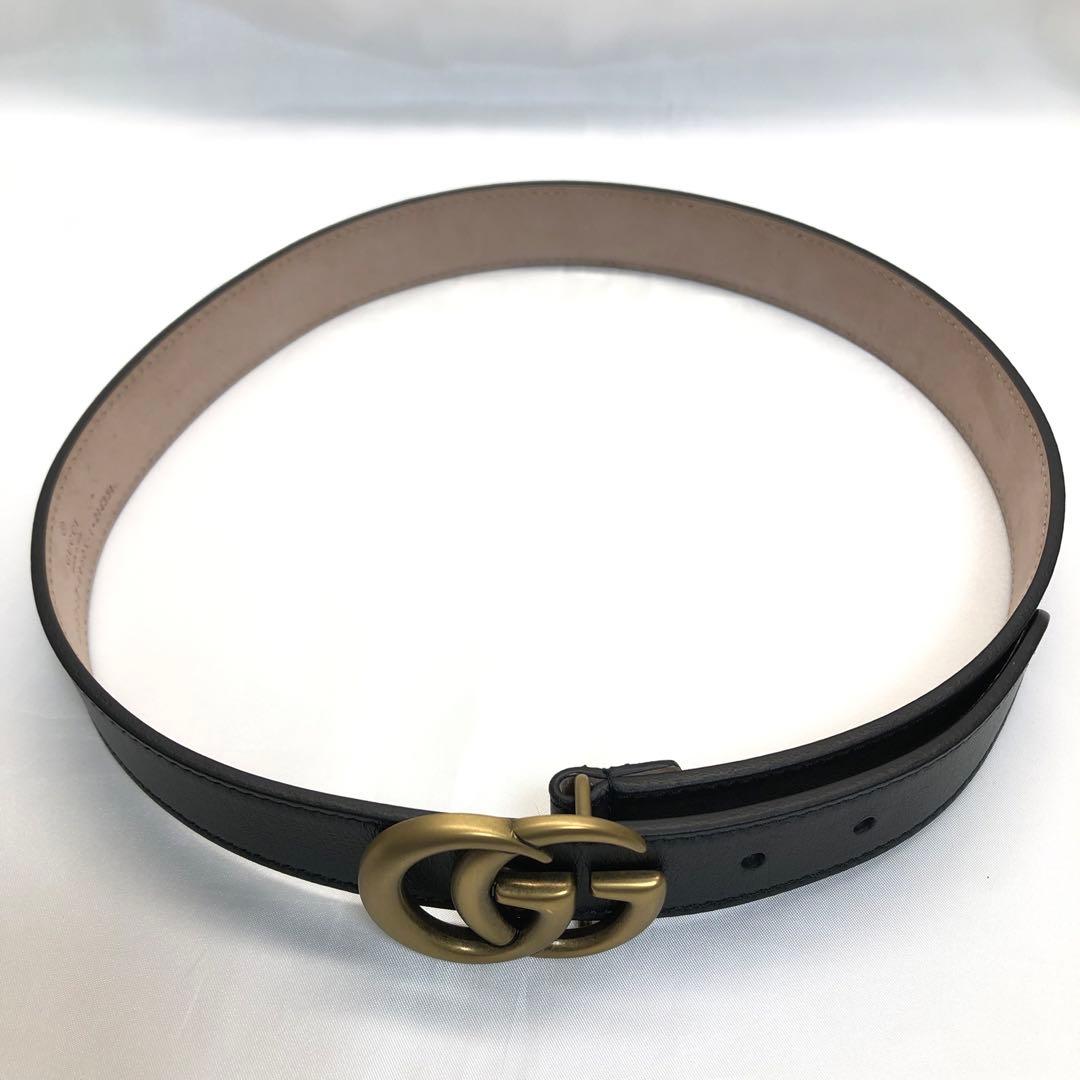 【現行✨保存袋付き】　GUCCI　ベルト　チルドレンズ　レディース　　ダブルG