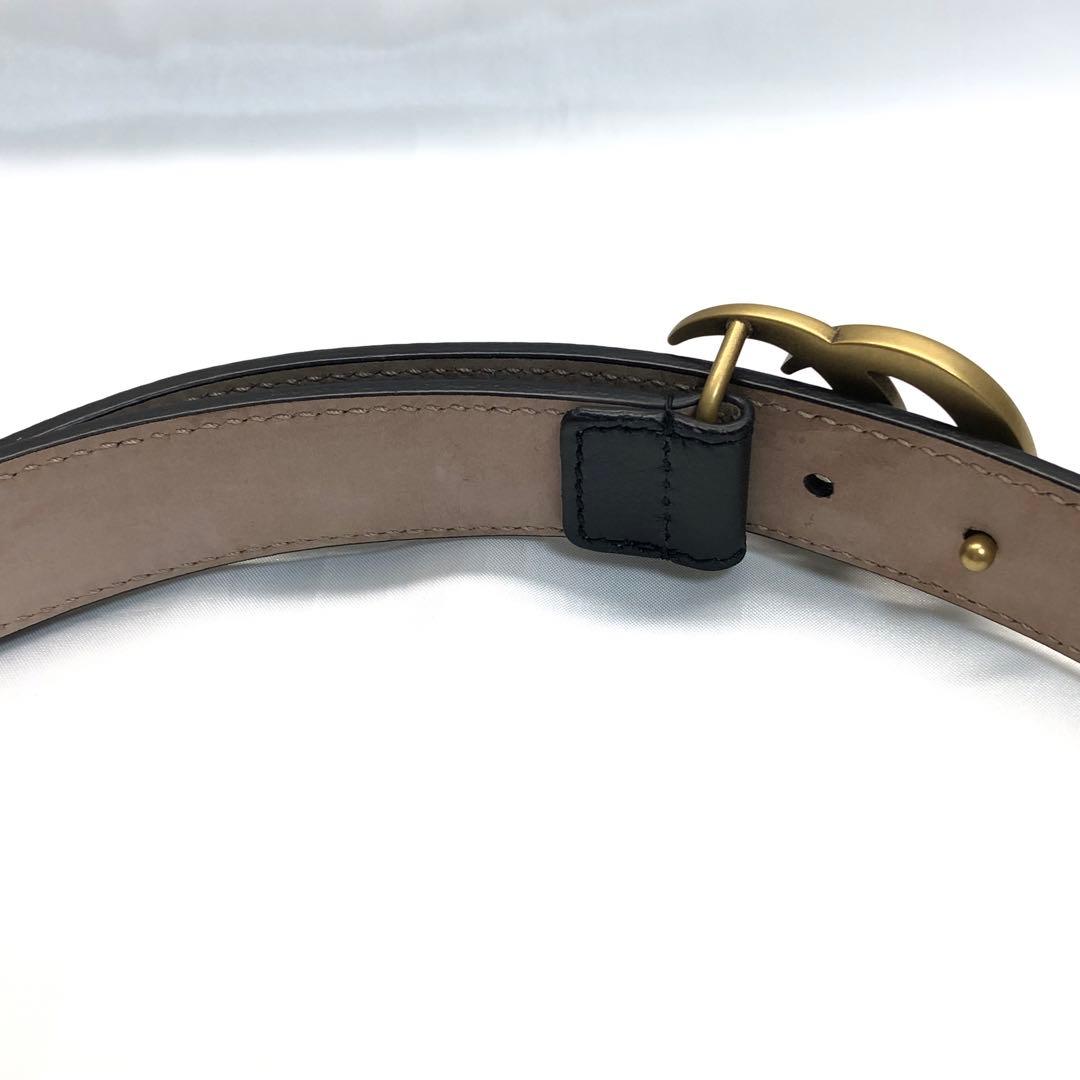 【現行✨保存袋付き】　GUCCI　ベルト　チルドレンズ　レディース　　ダブルG