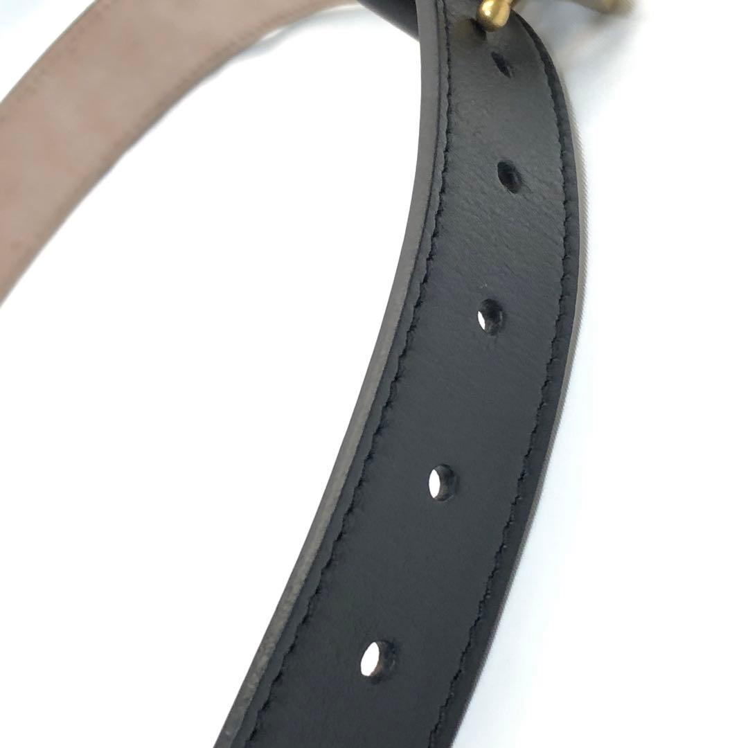 【現行✨保存袋付き】　GUCCI　ベルト　チルドレンズ　レディース　　ダブルG