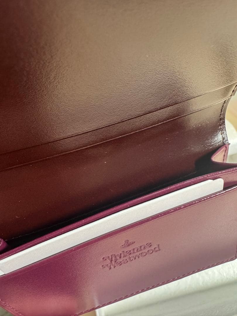 Vivienne Westwood バーガンディ 名刺入れ