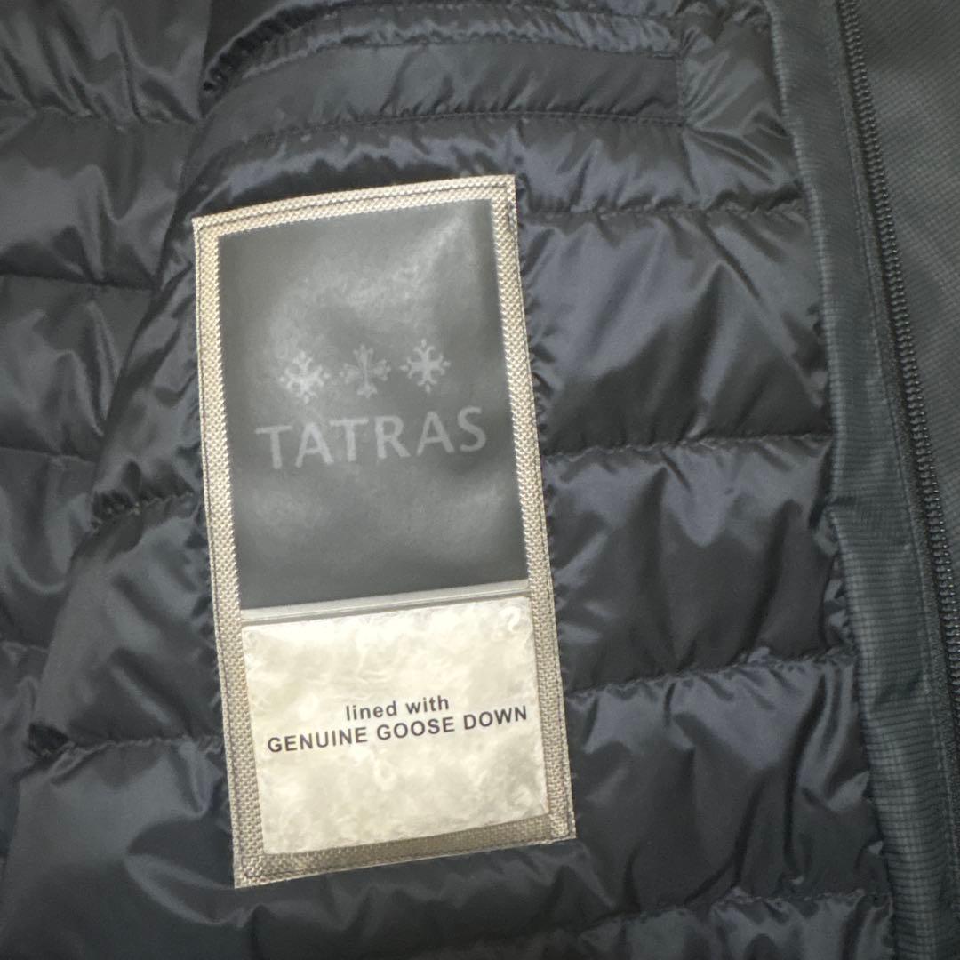 TATRAS フード付きライトダウン ブラック