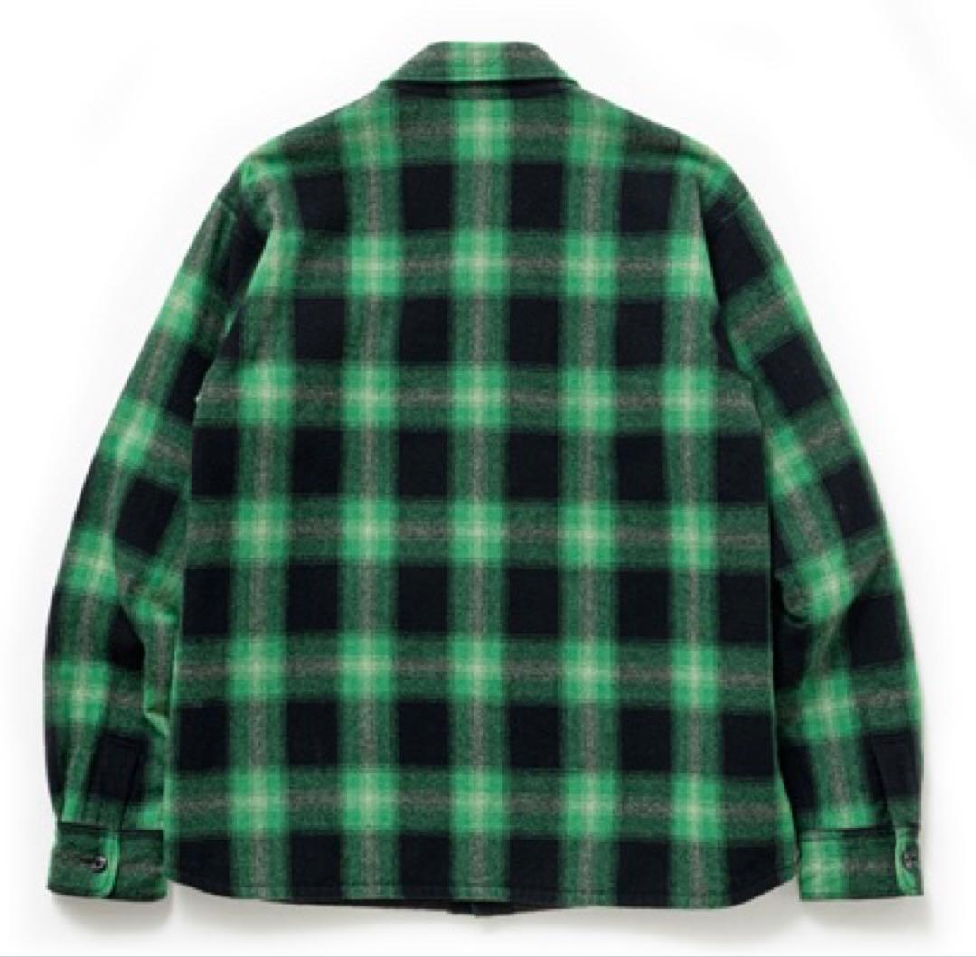 トップス RATS WOOL CHECK SHIRT JKT M