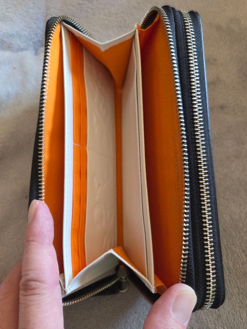 CASTELBAJACダブルzipラウンドファスナーウォレット