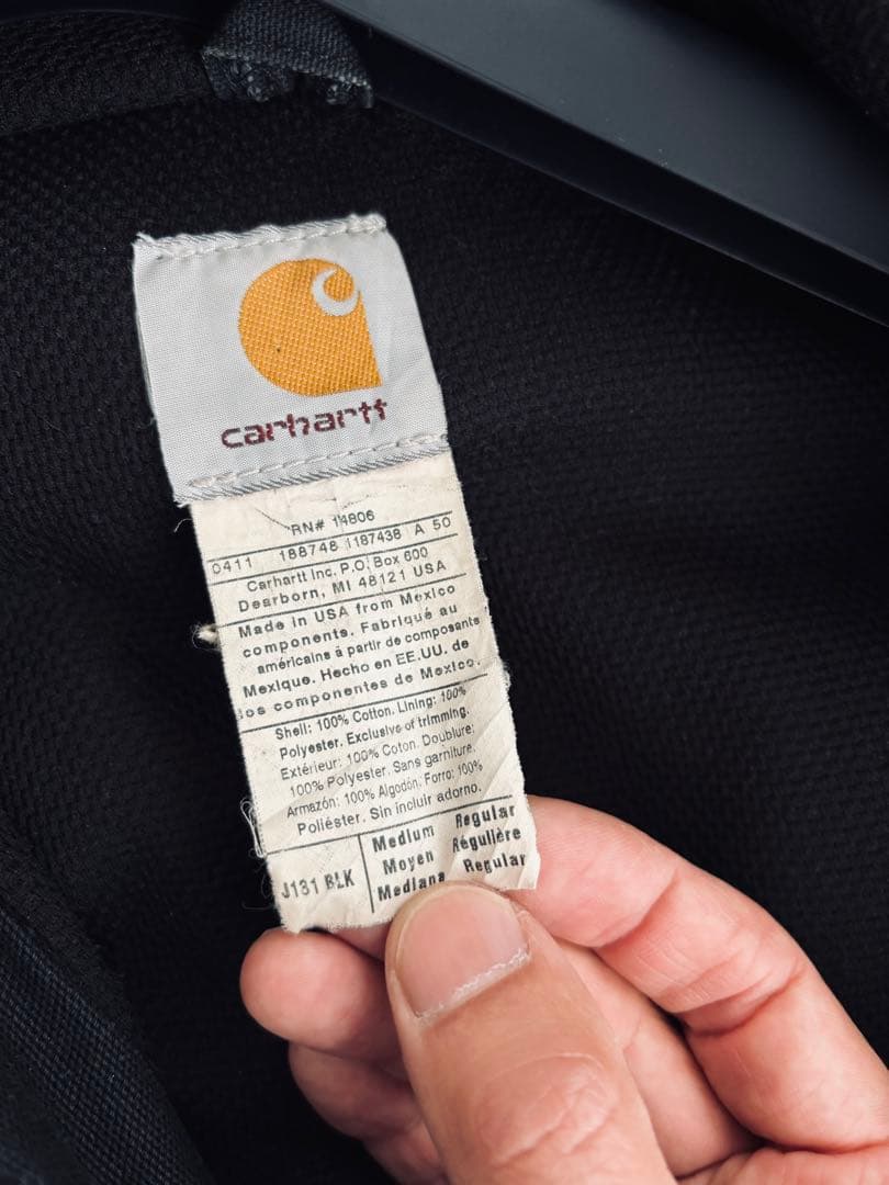 カーハートアクティブパーカーM