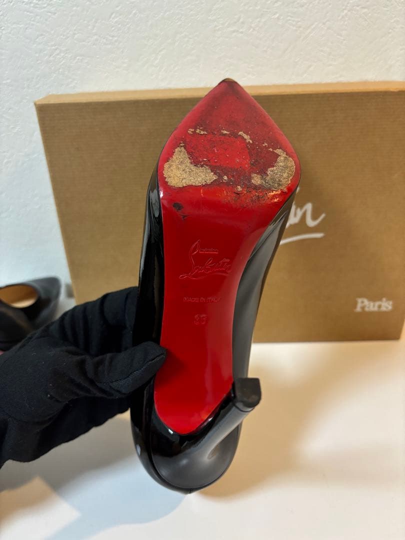 Christian Louboutin ルブタン　ブラックハイヒール　パンプス