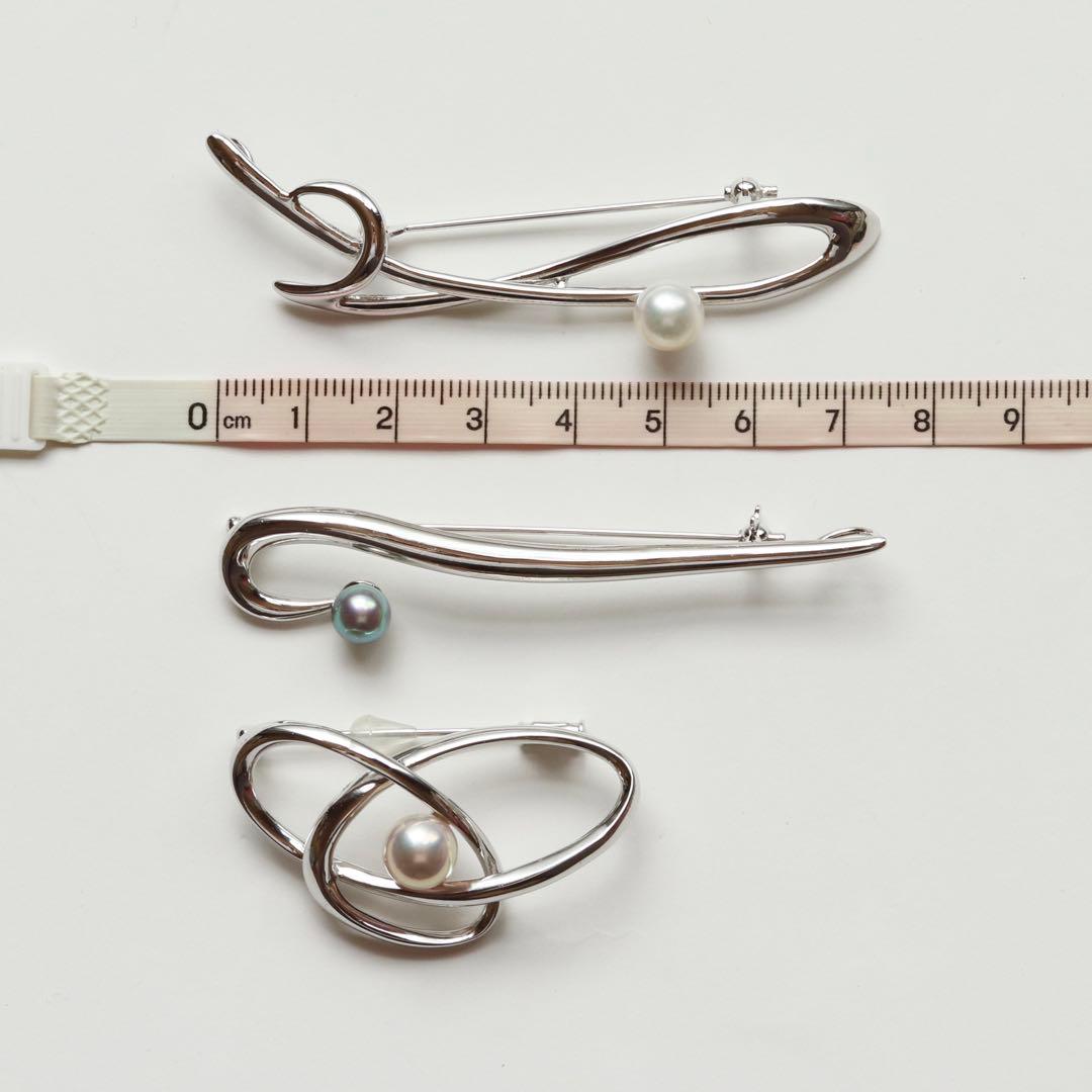 m*i様 シルバー 本真珠 ブローチ 3個 セット ★402