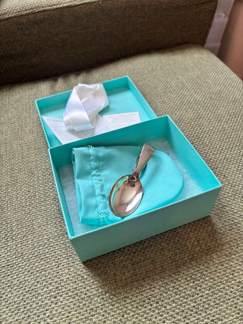 【未使用】ティファニー ベビースプーン 専用ポーチ付き