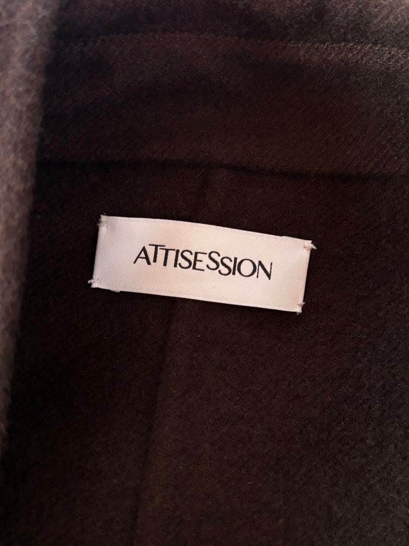 ＜ATTISESSION＞リバー ベルト コート