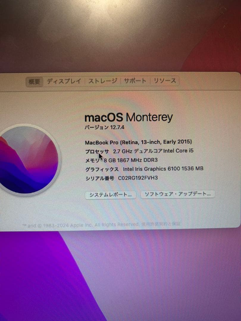 MacBook Pro ジャンク