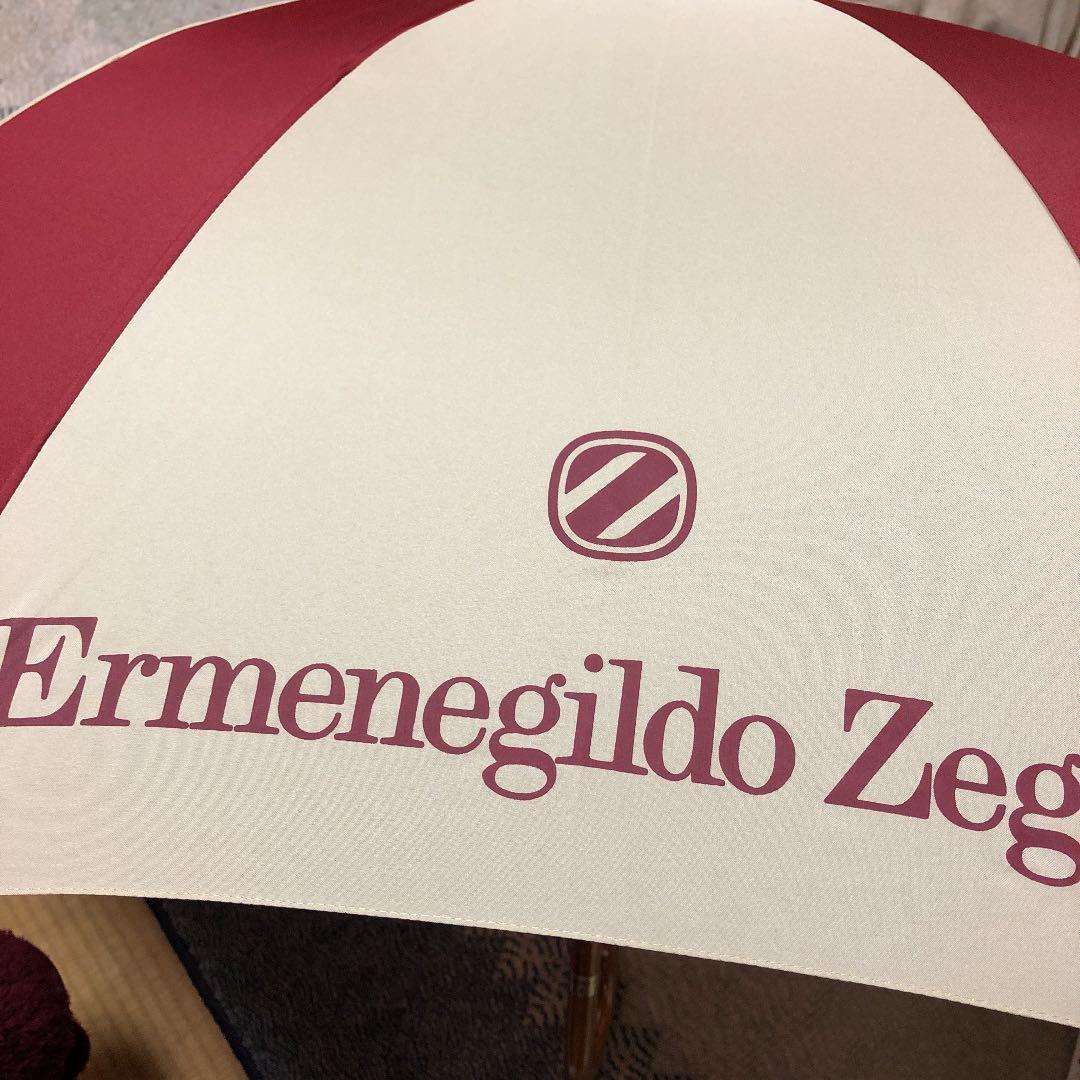 未使用 エルメネジルトゼニア 長傘 非売品