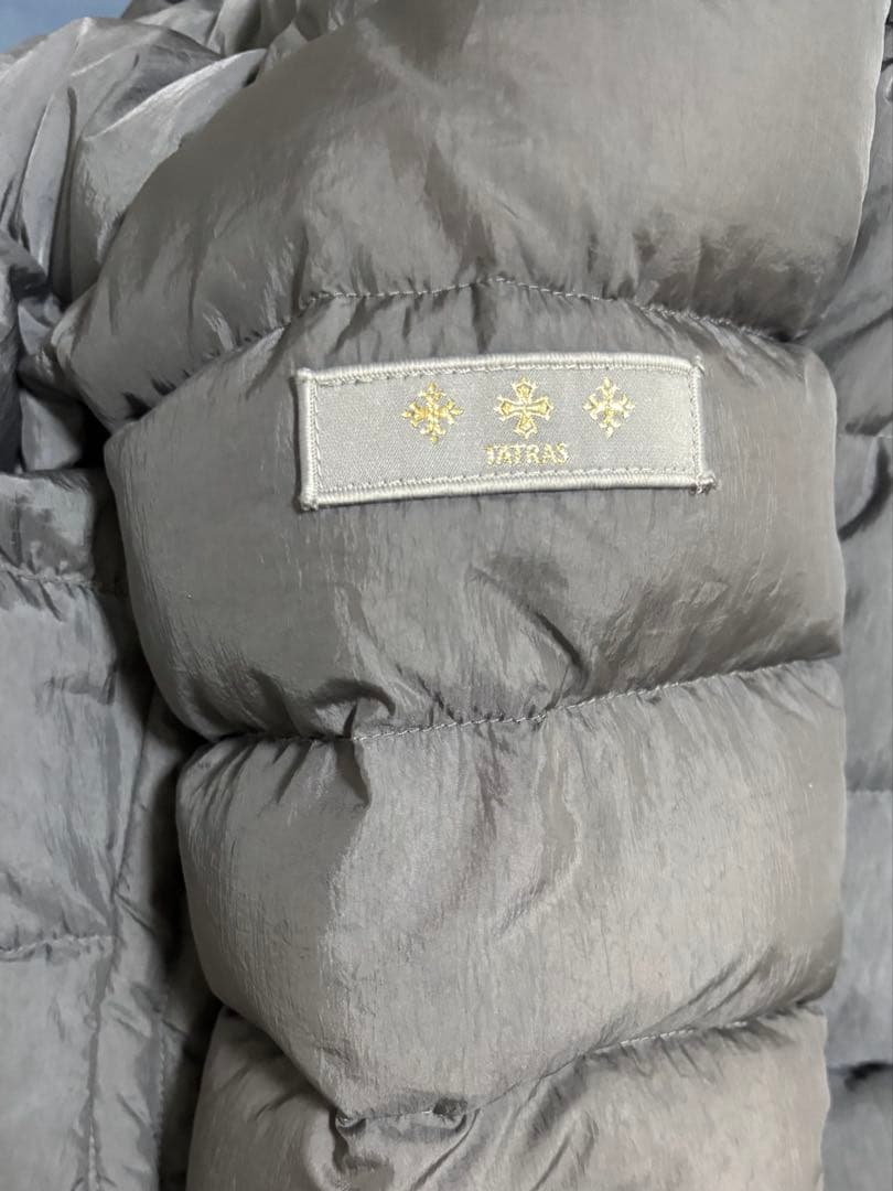 タトラス グレー ポリテアマ 01サイズ ダウンコート （定価15万）