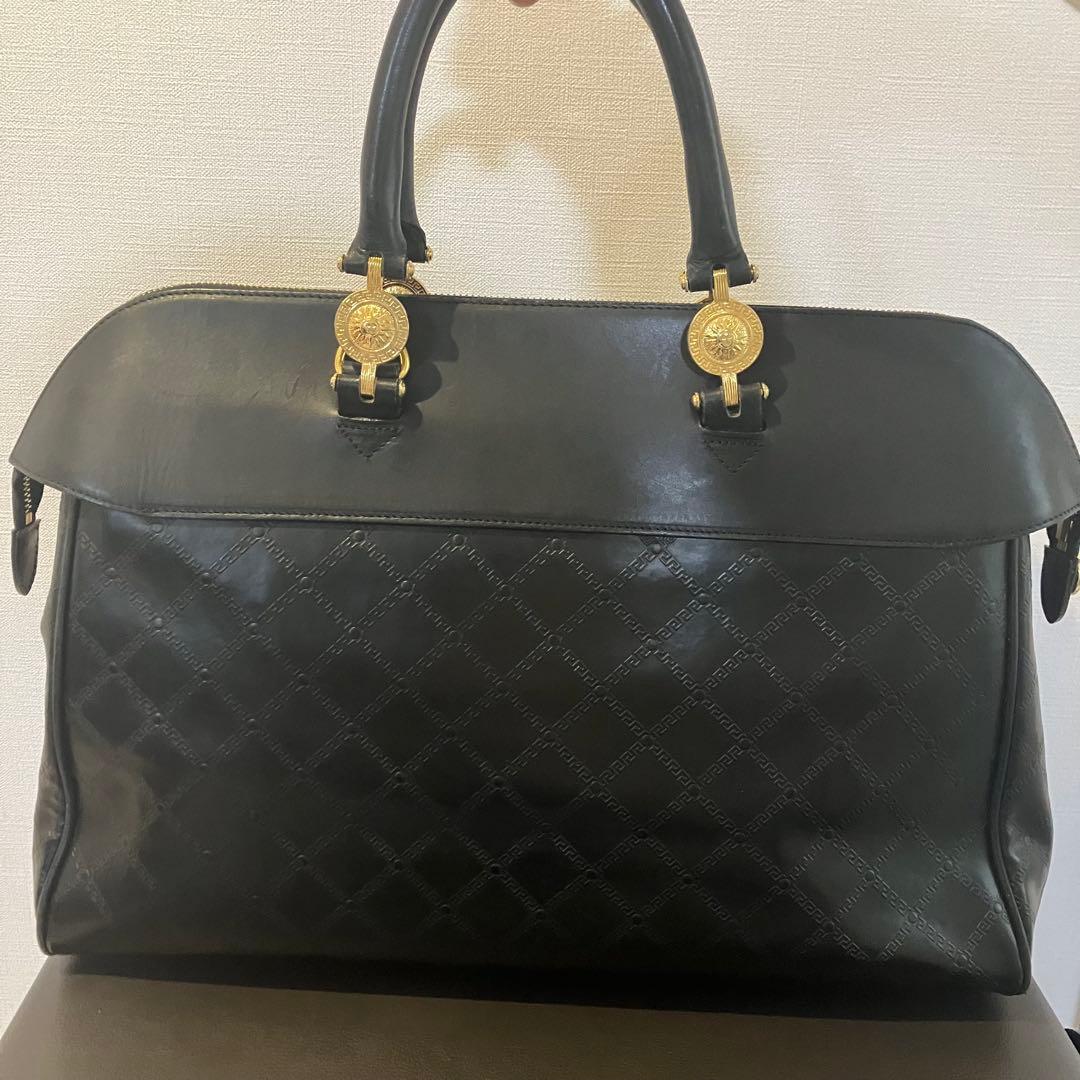 ヴェルサーチ　サンバースト　ボストンバッグ