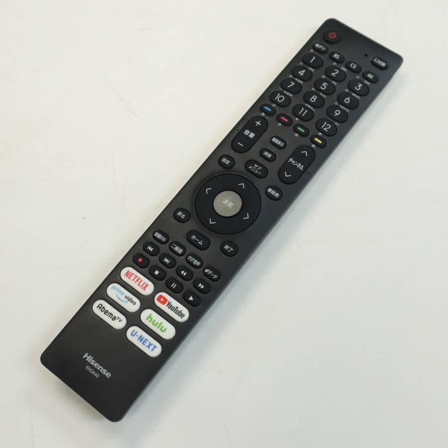 21年製 ハイセンス 4K 65インチ 液晶テレビ 65U75F リモコン付き