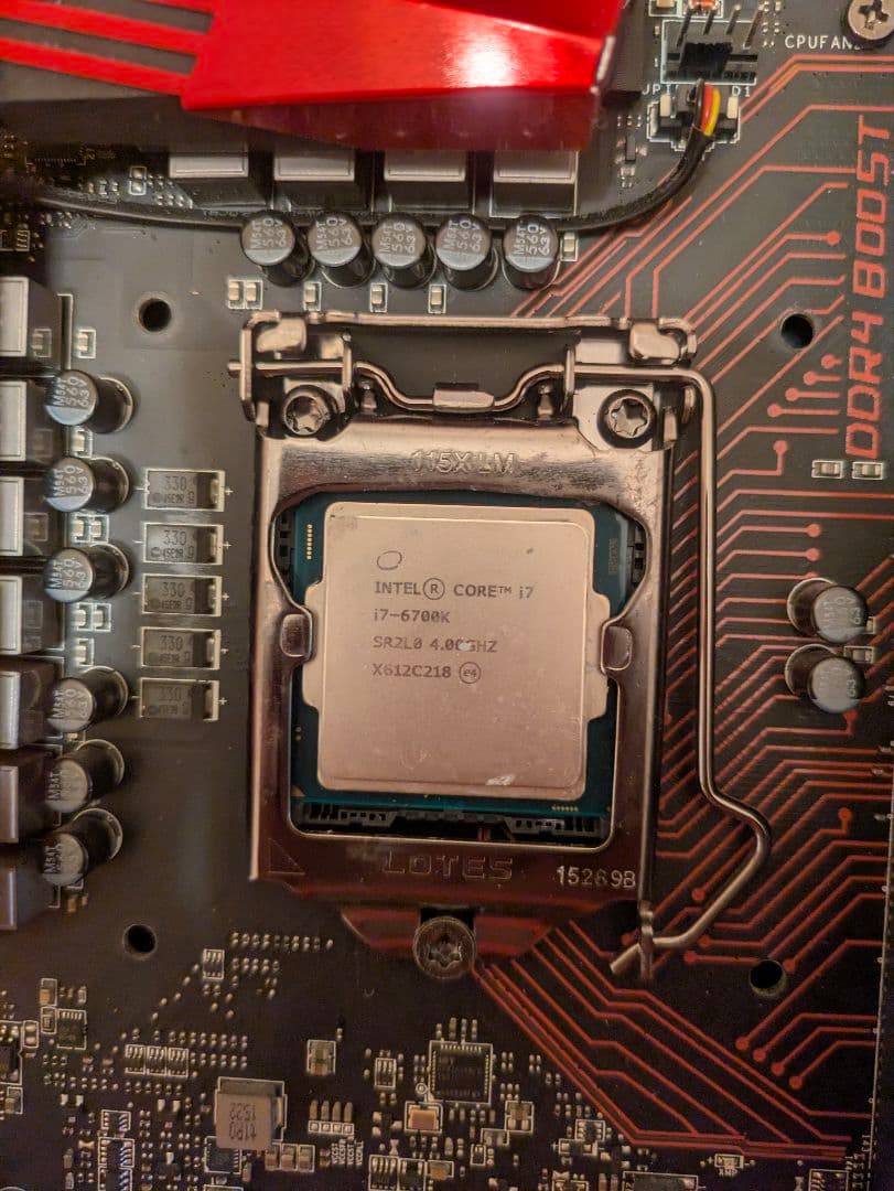 Core i7 6700k ＋ マザーボード ＋ メモリ16GB