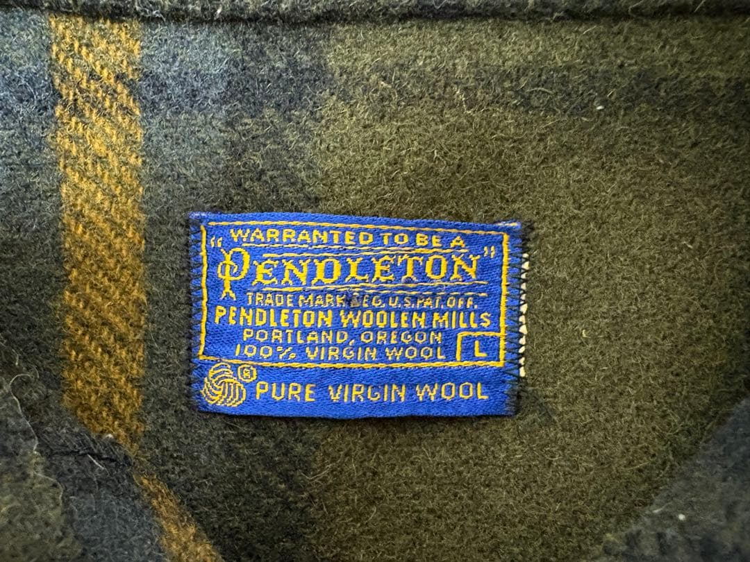 60年代 PENDLETON ペンドルトン ウールシャツ サイズ:Ｌ